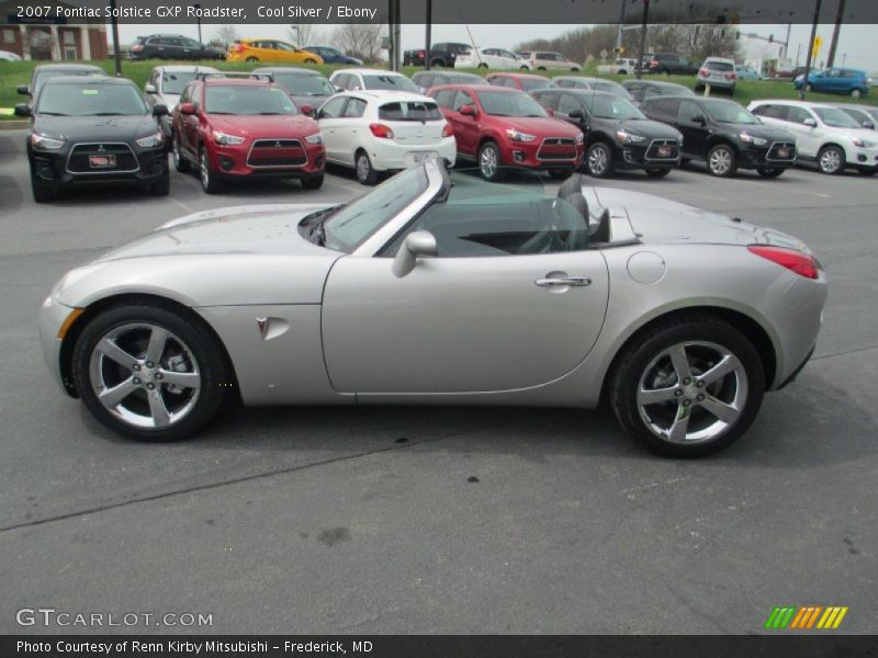 Cool Silver / Ebony 2007 Pontiac Solstice GXP Roadster