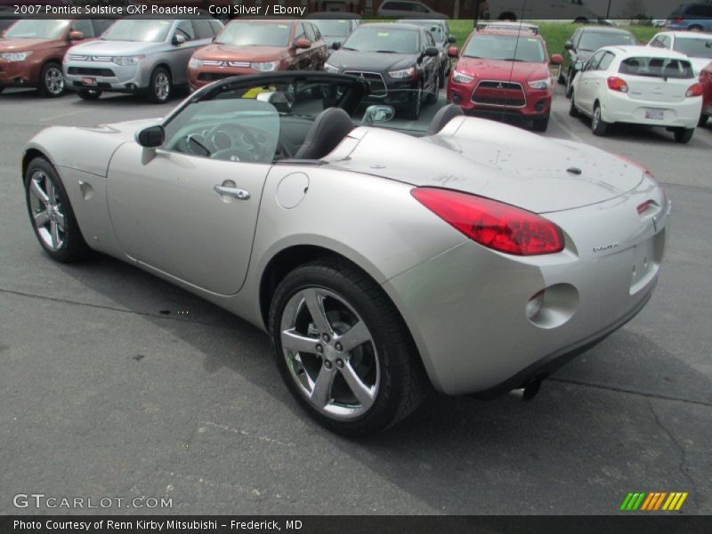 Cool Silver / Ebony 2007 Pontiac Solstice GXP Roadster