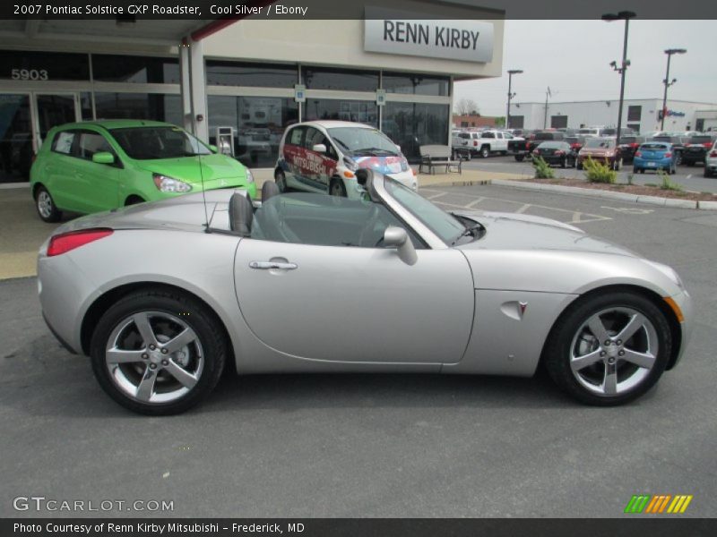 Cool Silver / Ebony 2007 Pontiac Solstice GXP Roadster