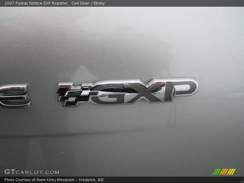 Cool Silver / Ebony 2007 Pontiac Solstice GXP Roadster