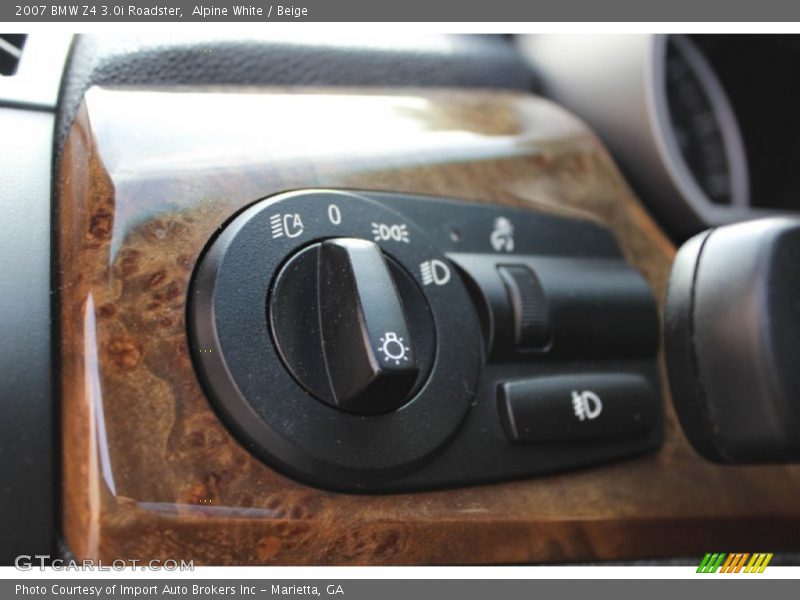 Alpine White / Beige 2007 BMW Z4 3.0i Roadster