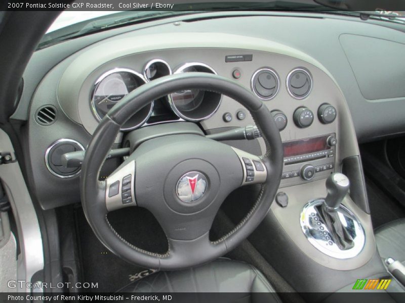 Cool Silver / Ebony 2007 Pontiac Solstice GXP Roadster