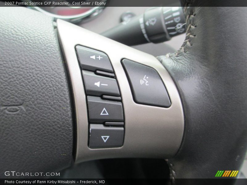 Cool Silver / Ebony 2007 Pontiac Solstice GXP Roadster