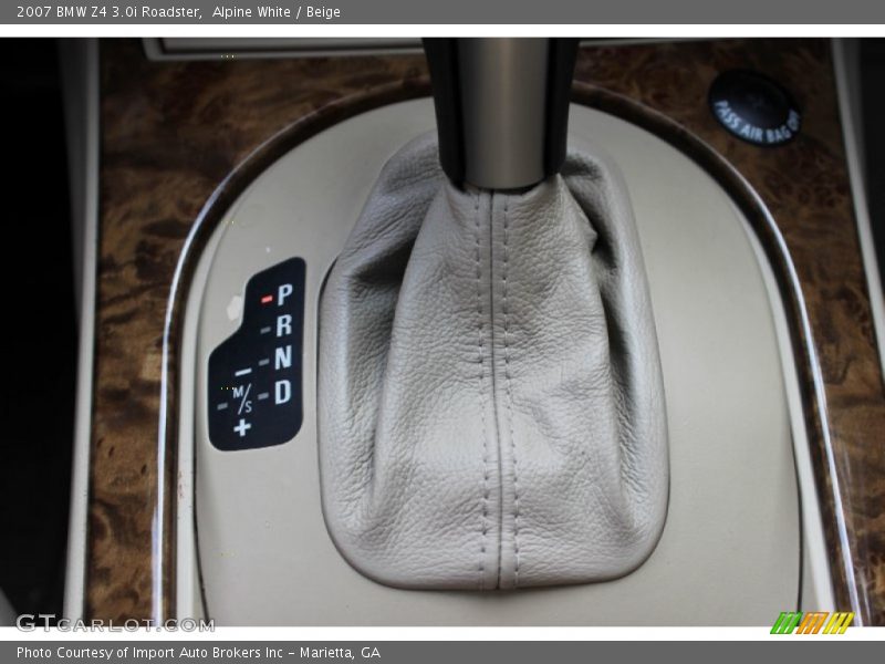  2007 Z4 3.0i Roadster 6 Speed Automatic Shifter