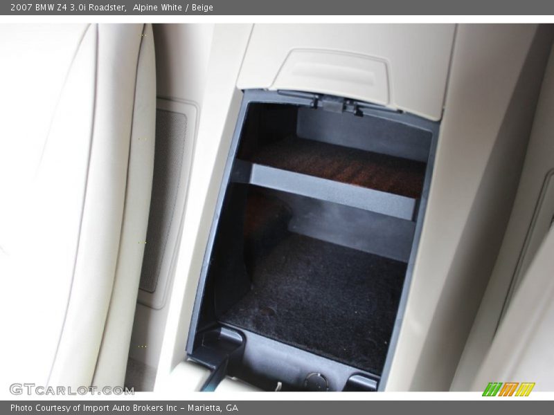 Alpine White / Beige 2007 BMW Z4 3.0i Roadster