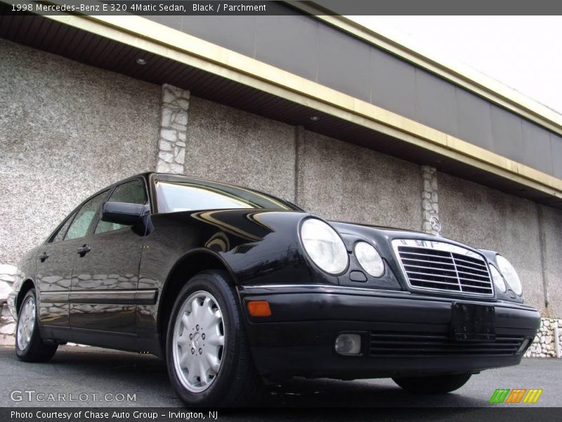 Black / Parchment 1998 Mercedes-Benz E 320 4Matic Sedan