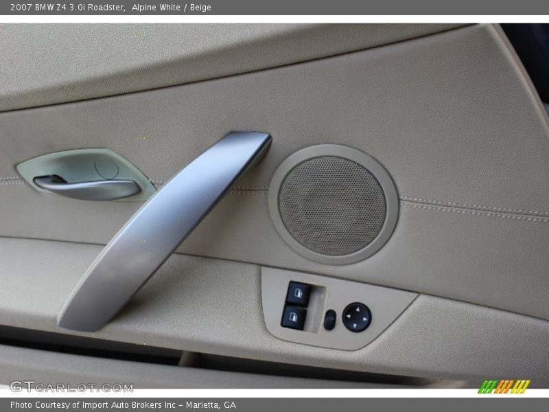 Alpine White / Beige 2007 BMW Z4 3.0i Roadster