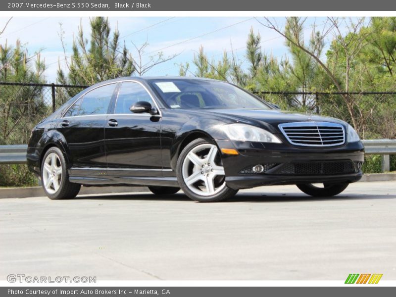  2007 S 550 Sedan Black