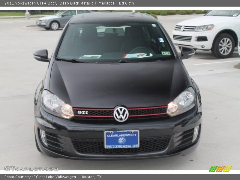 Deep Black Metallic / Interlagos Plaid Cloth 2011 Volkswagen GTI 4 Door