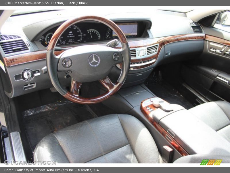  2007 S 550 Sedan Black Interior