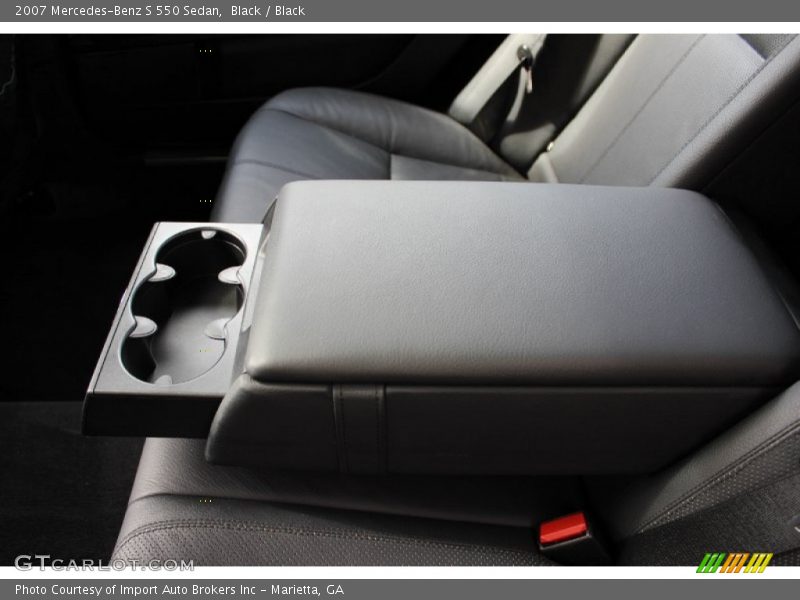 Black / Black 2007 Mercedes-Benz S 550 Sedan