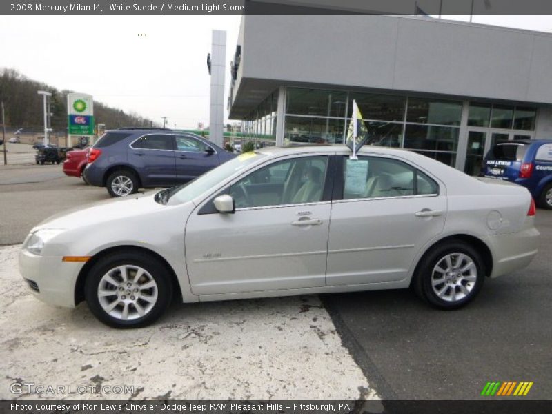 White Suede / Medium Light Stone 2008 Mercury Milan I4