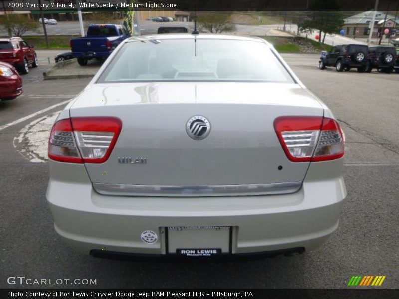 White Suede / Medium Light Stone 2008 Mercury Milan I4