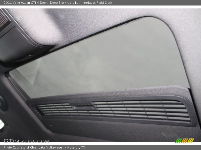 Deep Black Metallic / Interlagos Plaid Cloth 2011 Volkswagen GTI 4 Door