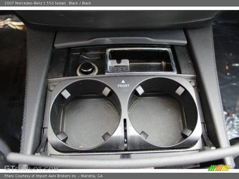 Black / Black 2007 Mercedes-Benz S 550 Sedan