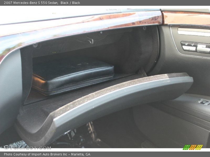 Black / Black 2007 Mercedes-Benz S 550 Sedan