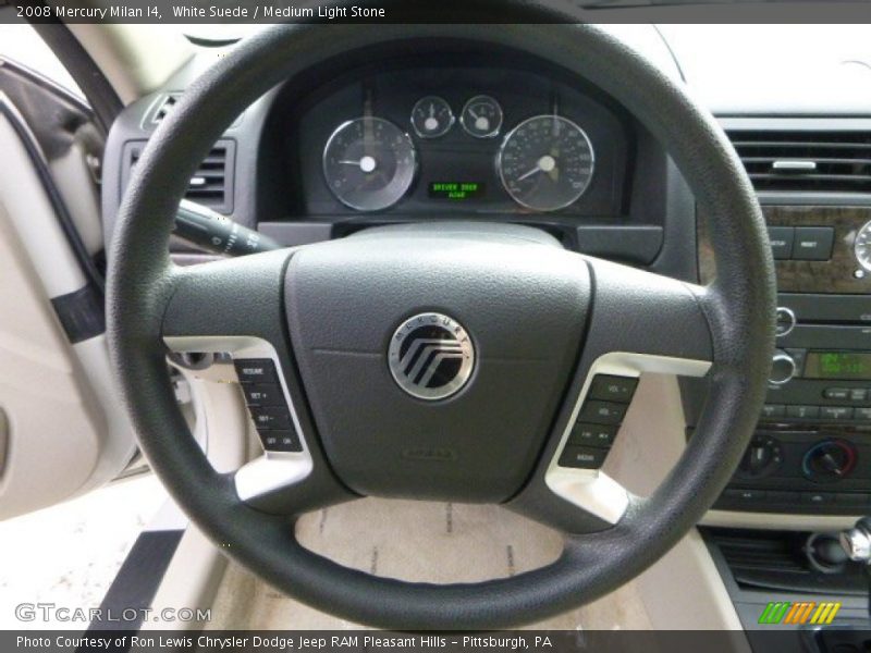White Suede / Medium Light Stone 2008 Mercury Milan I4