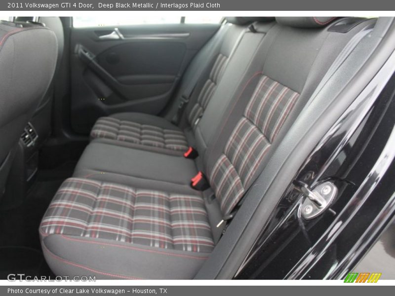Deep Black Metallic / Interlagos Plaid Cloth 2011 Volkswagen GTI 4 Door