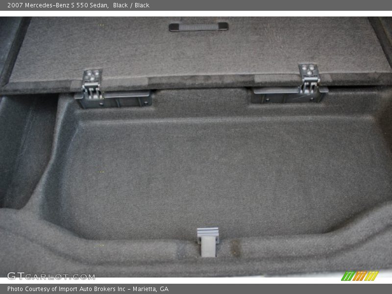 Black / Black 2007 Mercedes-Benz S 550 Sedan