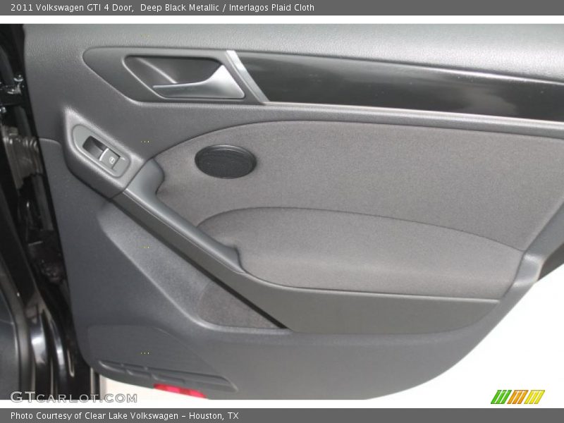 Deep Black Metallic / Interlagos Plaid Cloth 2011 Volkswagen GTI 4 Door