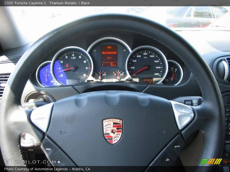 Titanium Metallic / Black 2005 Porsche Cayenne S