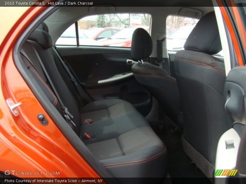 Hot Lava / Dark Charcoal 2013 Toyota Corolla S