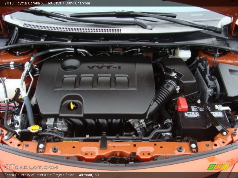 Hot Lava / Dark Charcoal 2013 Toyota Corolla S