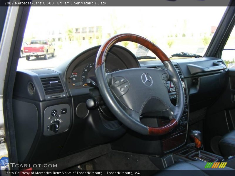 Brilliant Silver Metallic / Black 2002 Mercedes-Benz G 500