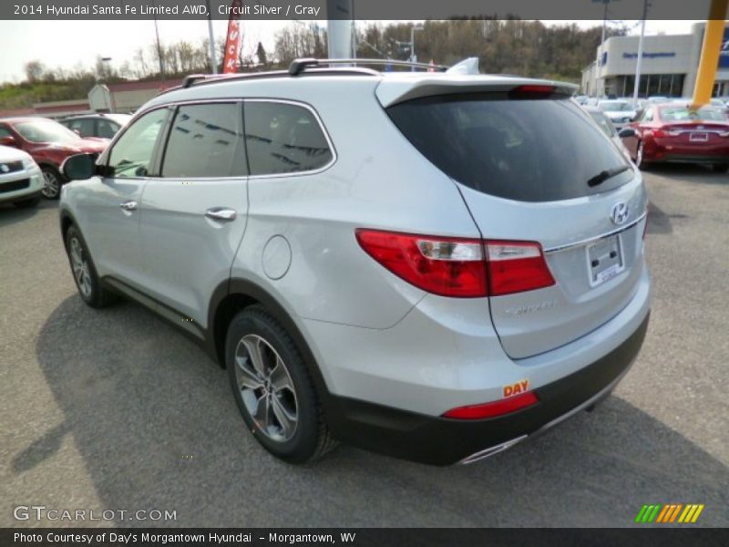 Circuit Silver / Gray 2014 Hyundai Santa Fe Limited AWD
