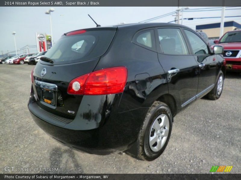 Super Black / Black 2014 Nissan Rogue Select S AWD