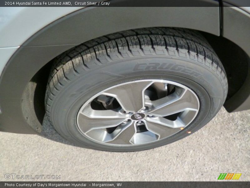 Circuit Silver / Gray 2014 Hyundai Santa Fe Limited AWD