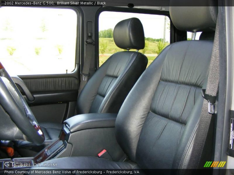 Brilliant Silver Metallic / Black 2002 Mercedes-Benz G 500