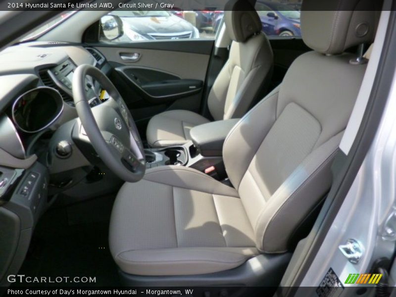 Circuit Silver / Gray 2014 Hyundai Santa Fe Limited AWD