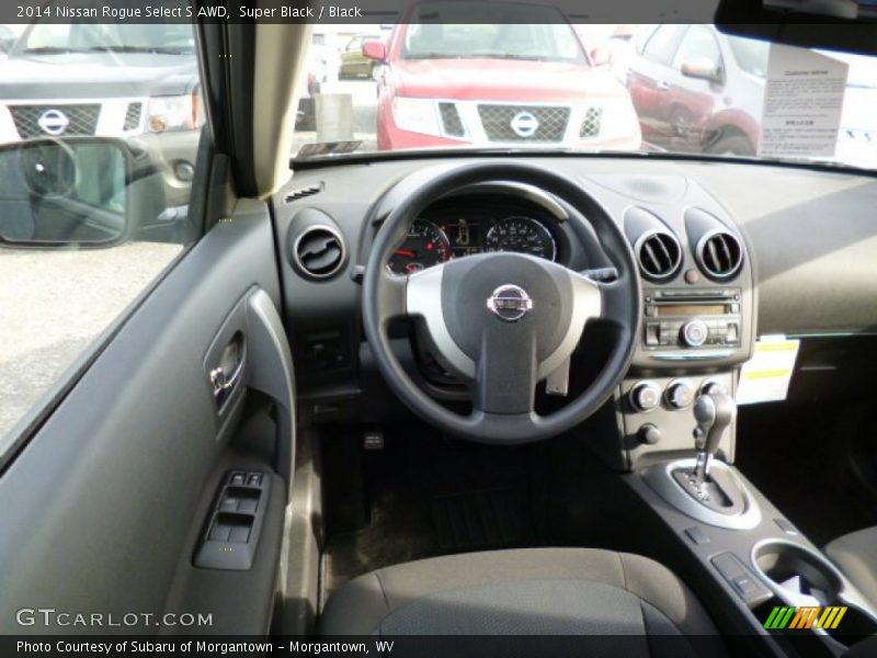 Super Black / Black 2014 Nissan Rogue Select S AWD