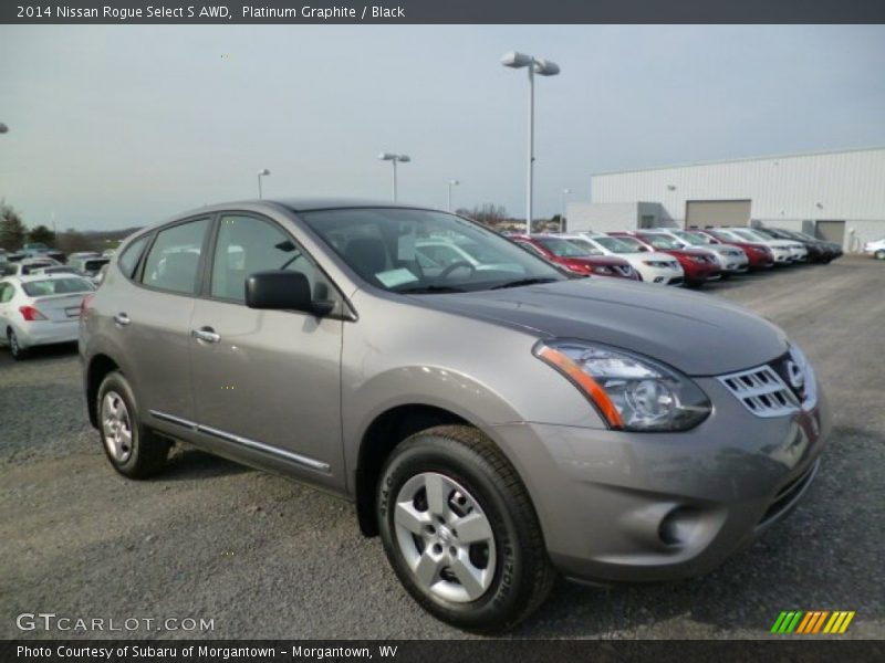 Platinum Graphite / Black 2014 Nissan Rogue Select S AWD