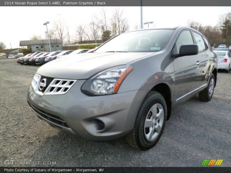 Platinum Graphite / Black 2014 Nissan Rogue Select S AWD