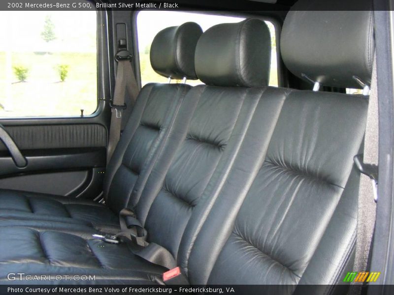 Brilliant Silver Metallic / Black 2002 Mercedes-Benz G 500