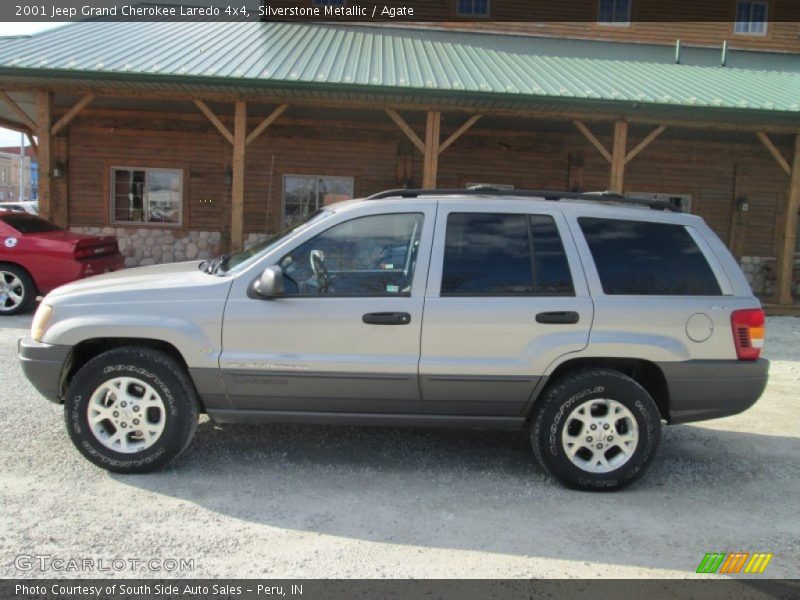 Silverstone Metallic / Agate 2001 Jeep Grand Cherokee Laredo 4x4