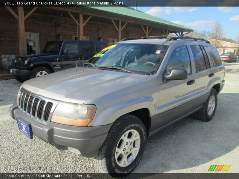Silverstone Metallic / Agate 2001 Jeep Grand Cherokee Laredo 4x4