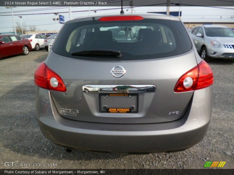 Platinum Graphite / Black 2014 Nissan Rogue Select S AWD