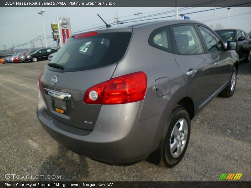 Platinum Graphite / Black 2014 Nissan Rogue Select S AWD