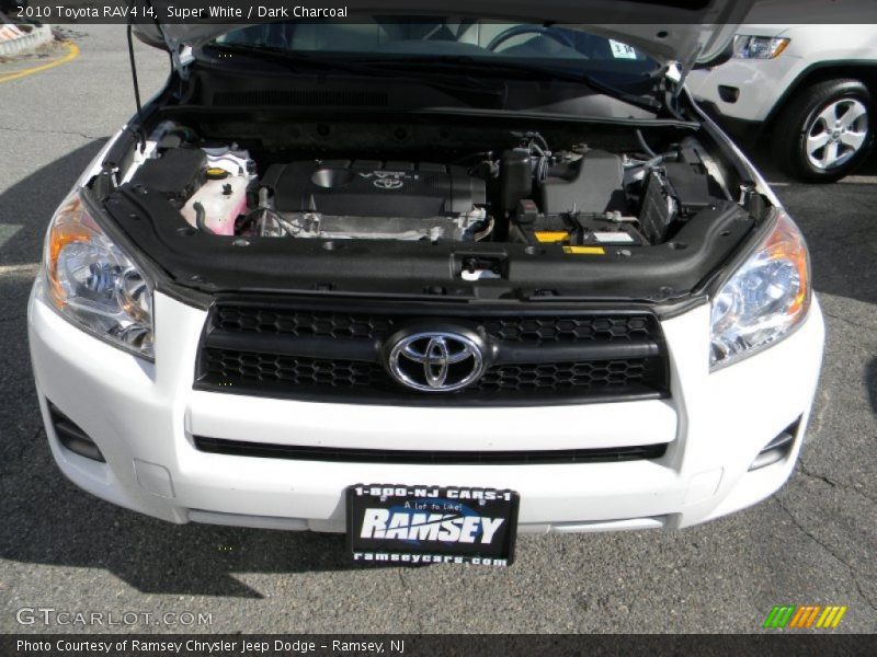 Super White / Dark Charcoal 2010 Toyota RAV4 I4