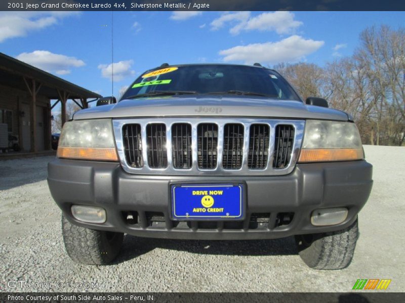Silverstone Metallic / Agate 2001 Jeep Grand Cherokee Laredo 4x4