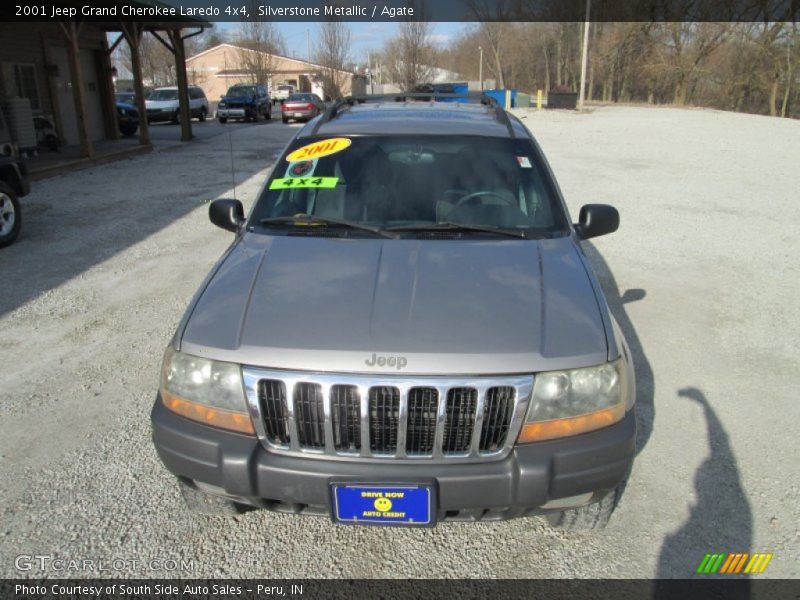 Silverstone Metallic / Agate 2001 Jeep Grand Cherokee Laredo 4x4