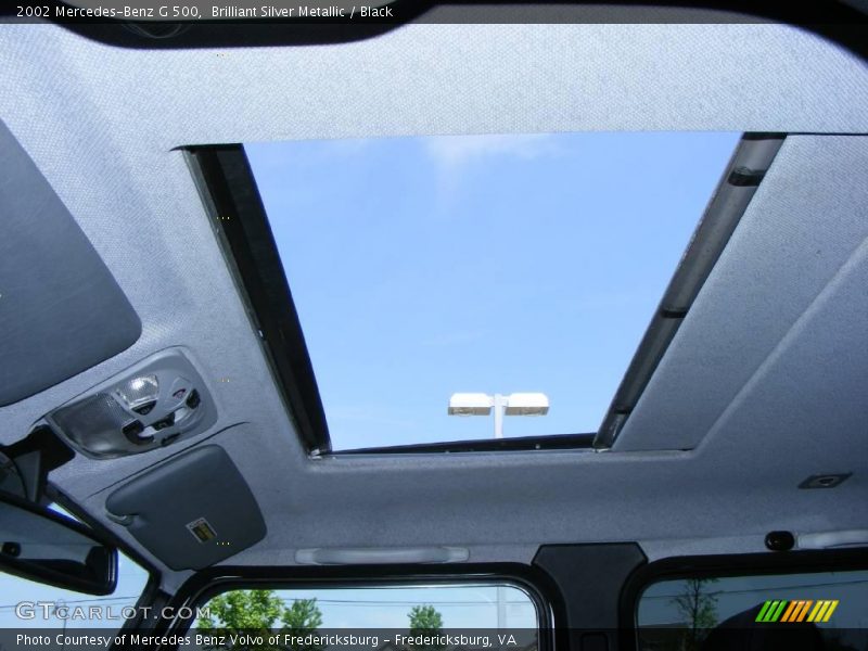 Brilliant Silver Metallic / Black 2002 Mercedes-Benz G 500