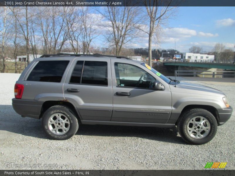 Silverstone Metallic / Agate 2001 Jeep Grand Cherokee Laredo 4x4