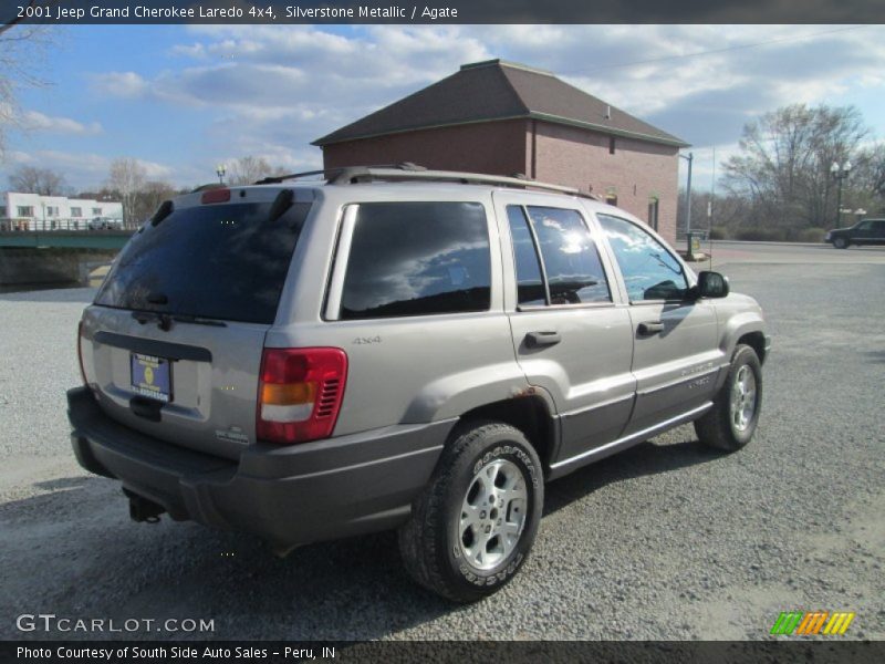 Silverstone Metallic / Agate 2001 Jeep Grand Cherokee Laredo 4x4