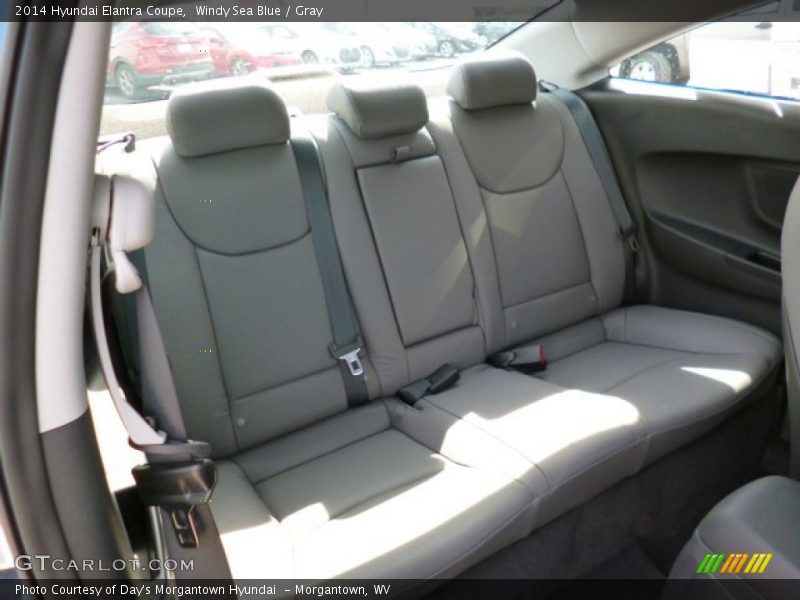 Windy Sea Blue / Gray 2014 Hyundai Elantra Coupe