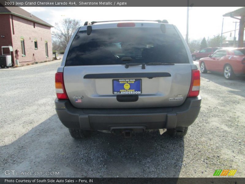 Silverstone Metallic / Agate 2001 Jeep Grand Cherokee Laredo 4x4