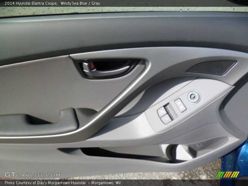 Windy Sea Blue / Gray 2014 Hyundai Elantra Coupe